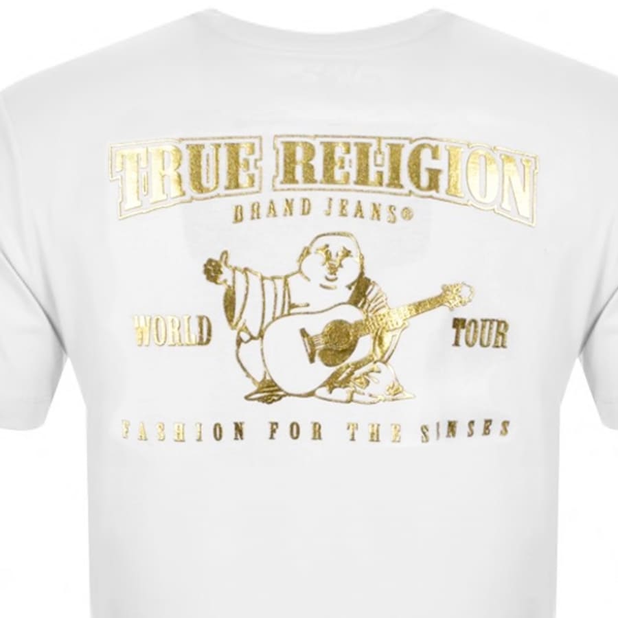 Alternative Image for ProductTrue Religion Metallic Buddha T Shirt White3